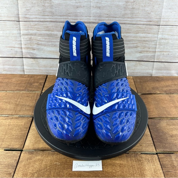 Nike Force Savage Elite 2 Football Cleats Blue Black - Picture 6 of 8